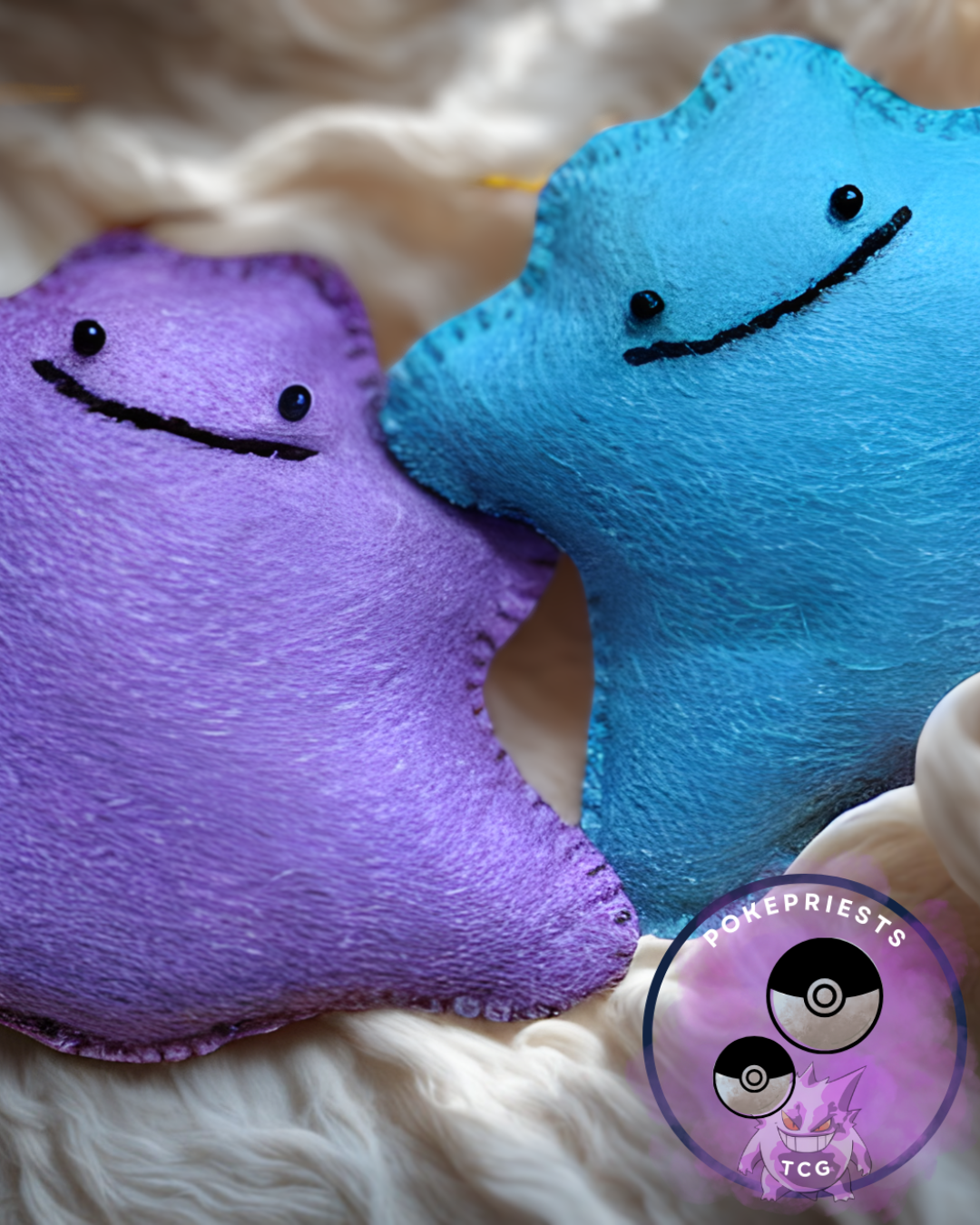 Homemade felt Ditto (1 unit)