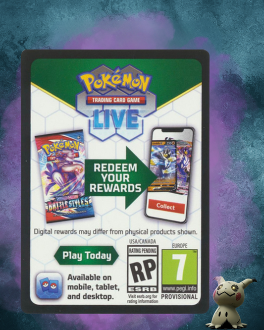 Assorted Pokemon TCG Code Cards (5 per unit)